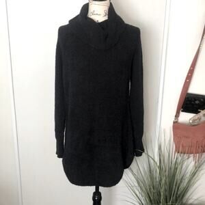 NWT! Thread & Supply Black Cowl Neck Knit Sweater Size Medium